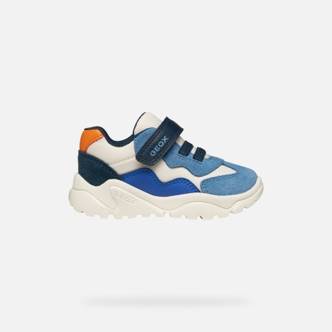 Niedrige Sneakers CIUFCIUF BABY Elfenbein/Hellblau - image number 1 | GEOX