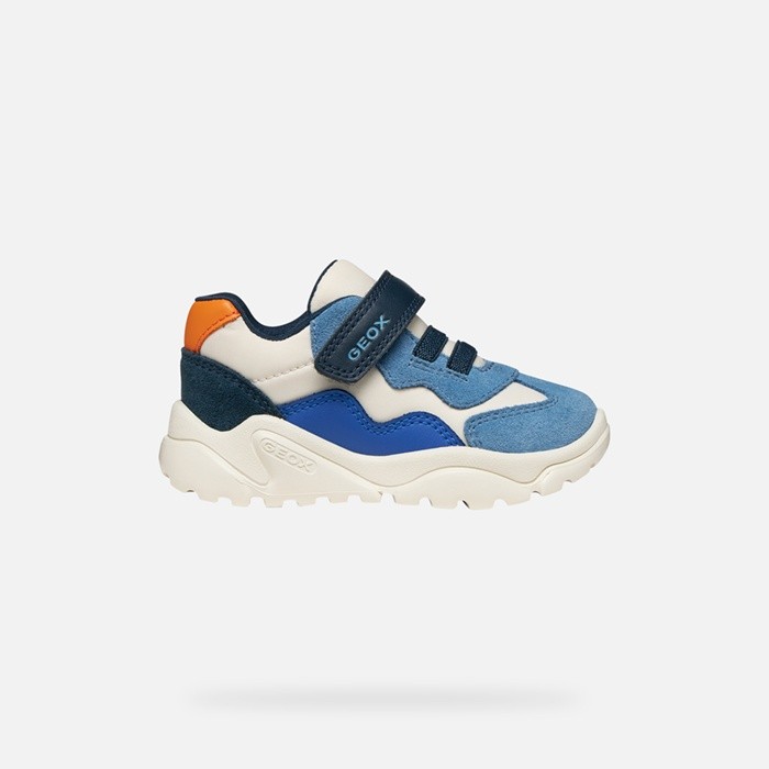 Low top sneakers CIUFCIUF BABY Ivory/Light blue | GEOX