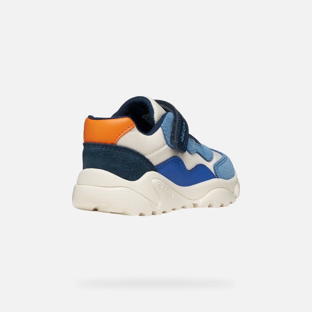 Niedrige Sneakers CIUFCIUF BABY Elfenbein/Hellblau - image number 4 | GEOX