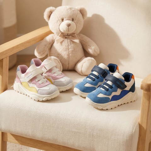 Low top sneakers CIUFCIUF BABY Ivory/Light blue - image number 8 | GEOX