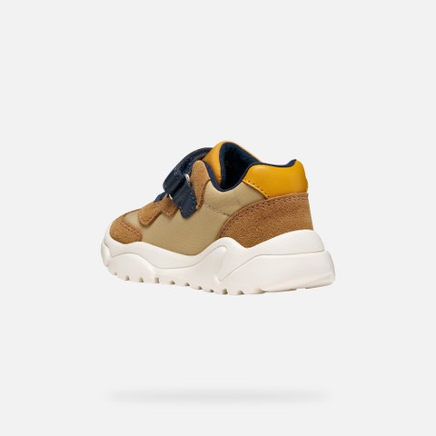 Velcro shoes CIUFCIUF BABY Caramel/Navy - image number 3 | GEOX