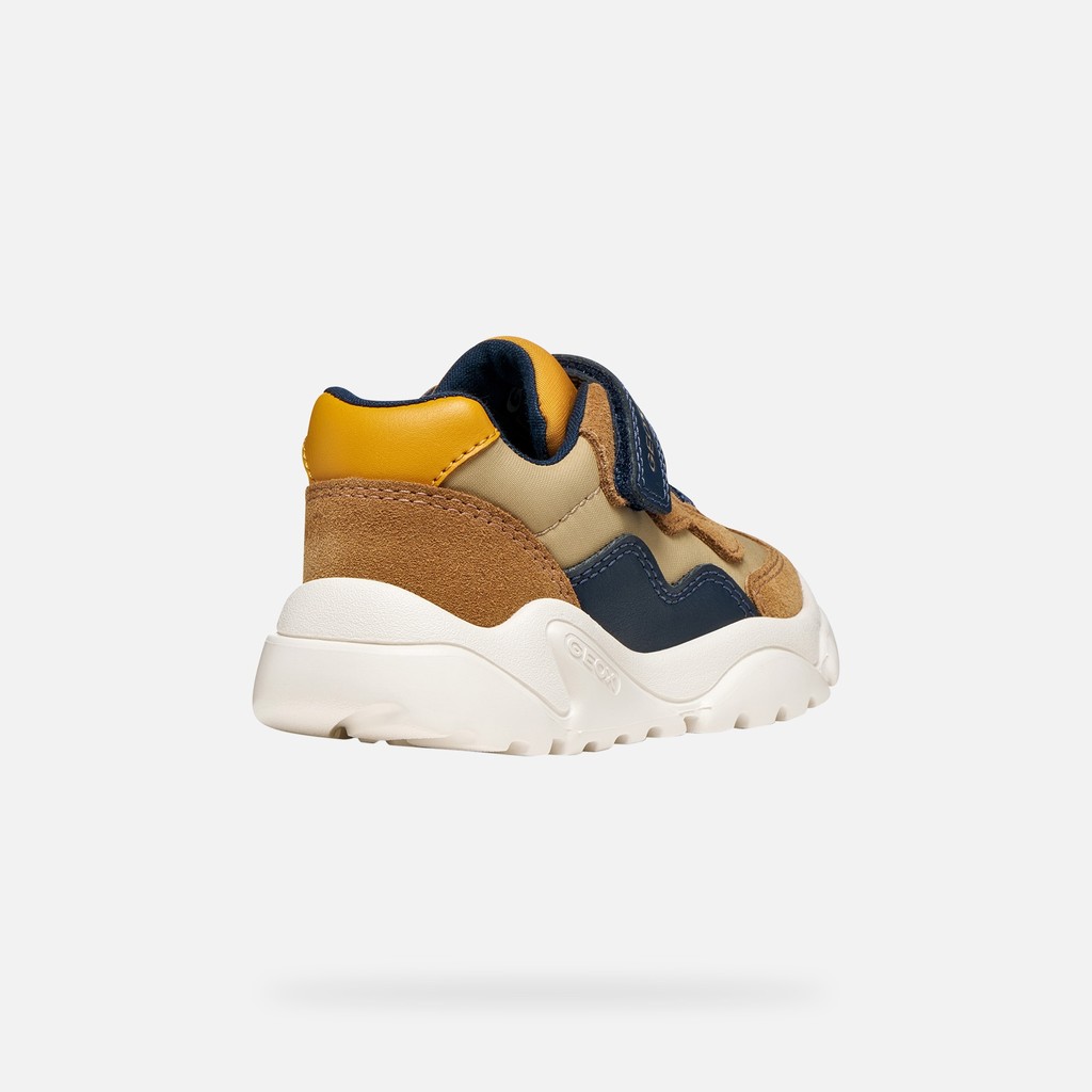 Velcro shoes CIUFCIUF BABY Caramel/Navy - image number 4 | GEOX