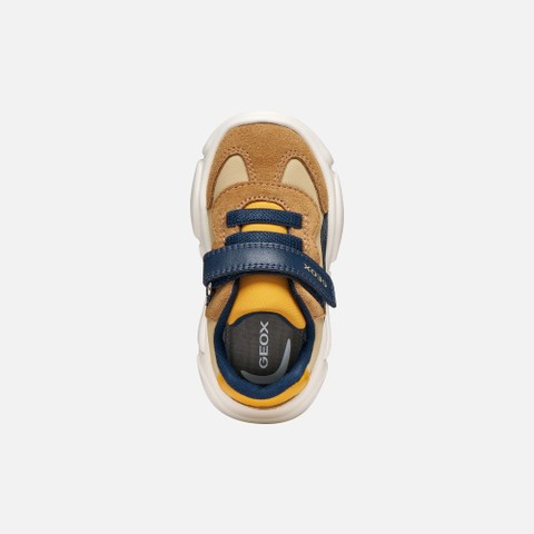 Velcro shoes CIUFCIUF BABY Caramel/Navy - image number 5 | GEOX