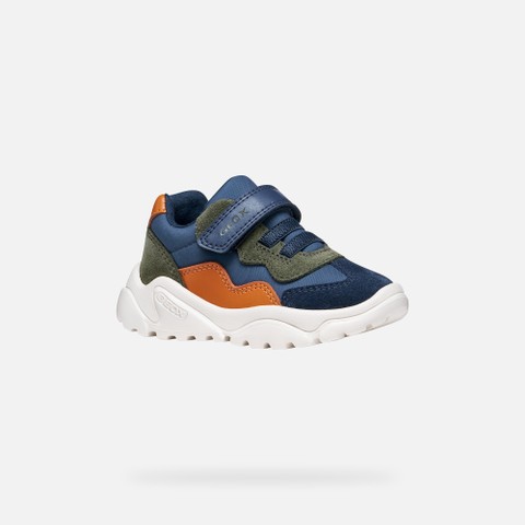 Velcro shoes CIUFCIUF BABY Light Navy/Orange - image number 2 | GEOX