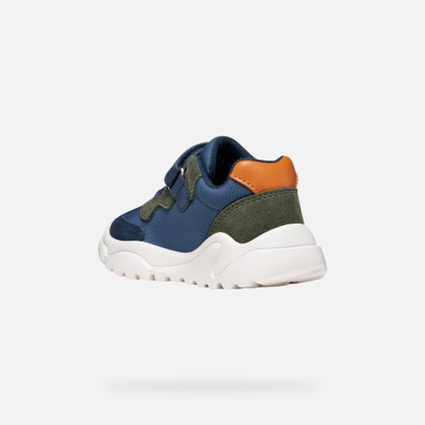 Velcro shoes CIUFCIUF BABY Light Navy/Orange - image number 3 | GEOX