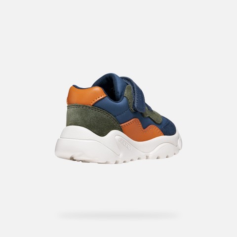 Velcro shoes CIUFCIUF BABY Light Navy/Orange - image number 4 | GEOX