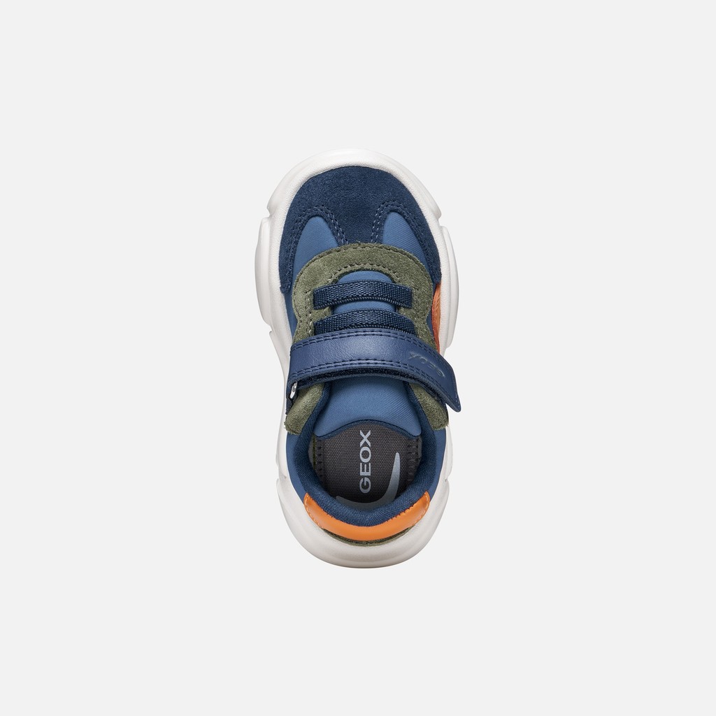 Velcro shoes CIUFCIUF BABY Light Navy/Orange - image number 5 | GEOX