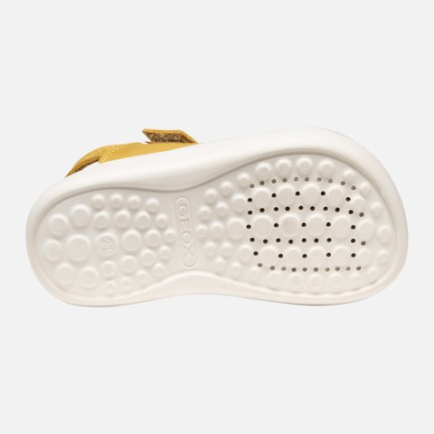 Sandals with straps SANDAL LIGHTFLOPPY BABY Ochre Yellow - image number 6 | GEOX