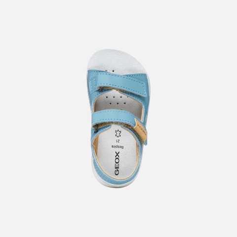 Sandals with straps SANDAL LIGHTFLOPPY BABY Sky - image number 5 | GEOX