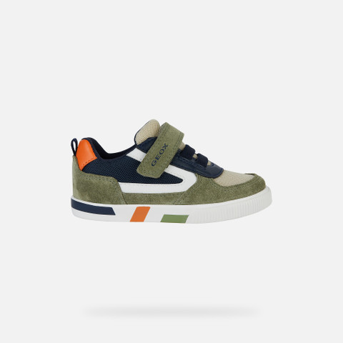 Low Top Sneakers KILWI TODDLER BOY Sage/Navy - image number 1 | GEOX