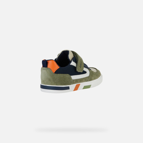 Low Top Sneakers KILWI TODDLER BOY Sage/Navy - image number 4 | GEOX