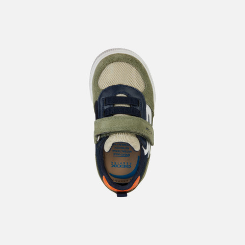 Low Top Sneakers KILWI TODDLER BOY Sage/Navy - image number 5 | GEOX