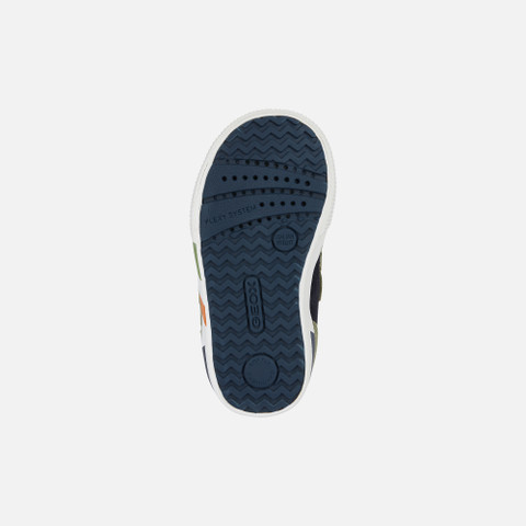 Low Top Sneakers KILWI TODDLER BOY Sage/Navy - image number 6 | GEOX