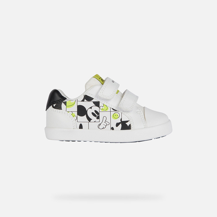 Mickey mouse KILWI BABY White/Fluo Yellow | GEOX