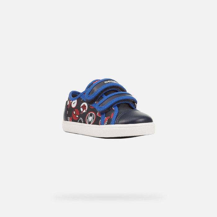 Zapatillas altas kilwi x spiderman azul marino Geox