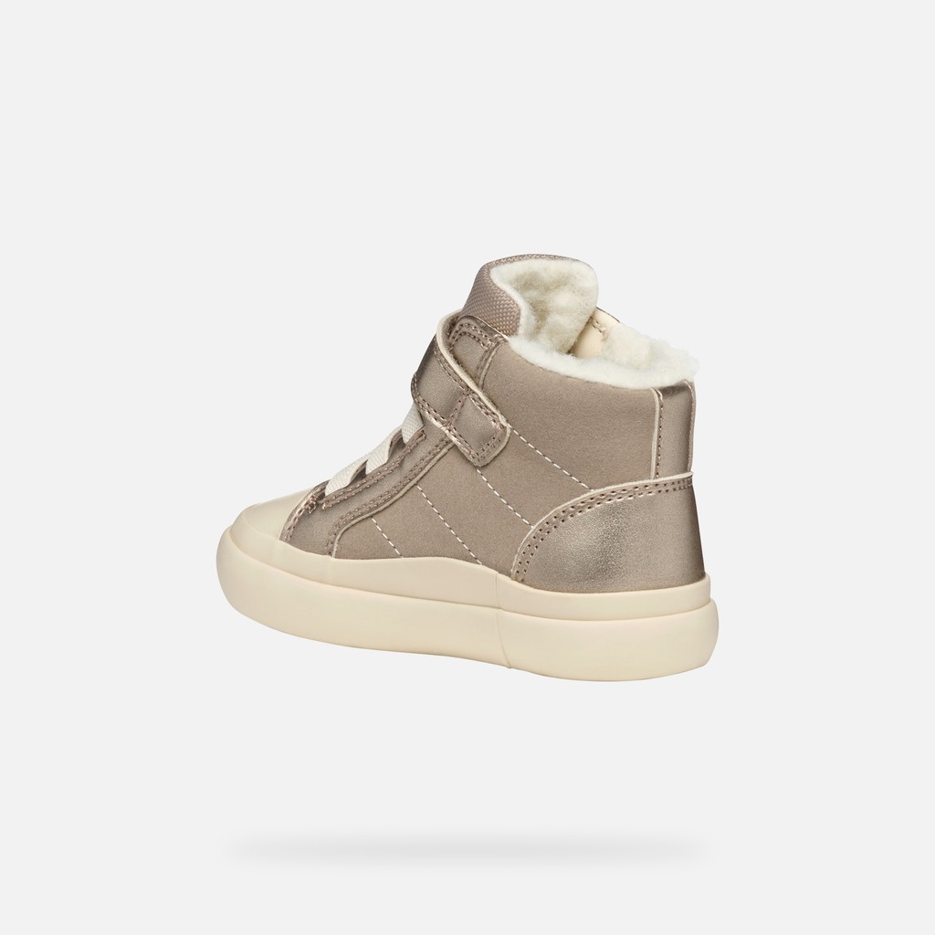 Chaussures &agrave; scratch GISLI B&Eacute;B&Eacute; Beige fonc&eacute; - image number 3 | GEOX