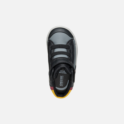 High Top Sneakers GISLI BABY Black/Bordeaux - image number 5 | GEOX