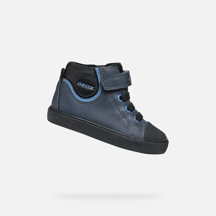 Zapatillas altas GISLI NIÑO PEQUEÑO Azul marino/Azul claro | GEOX