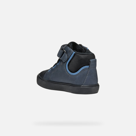 High Top Sneakers GISLI TODDLER BOY Navy/Light Blue - image number 3 | GEOX