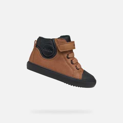 Velcro shoes GISLI TODDLER Brown/Black | GEOX