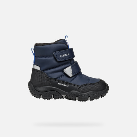 Waterproof boots BALTIC ABX BABY Navy/Royal - image number 1 | GEOX