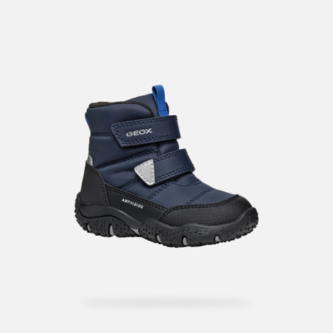Waterproof boots BALTIC ABX BABY Navy/Royal - image number 2 | GEOX