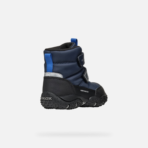 Waterproof boots BALTIC ABX BABY Navy/Royal - image number 4 | GEOX