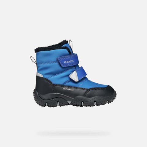 Waterproof snow ankle boots BALTIC ABX TODDLER BOY Royal/Black - image number 1 | GEOX
