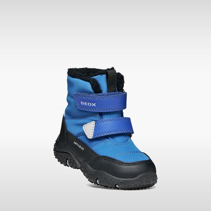 Waterproof snow ankle boots BALTIC ABX TODDLER BOY Royal/Black | GEOX