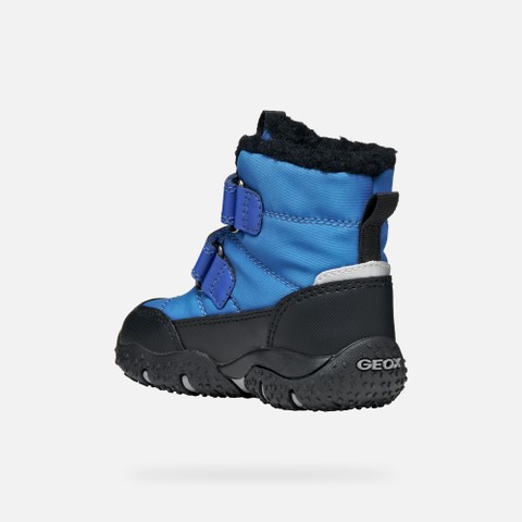 Waterproof snow ankle boots BALTIC ABX TODDLER BOY Royal/Black - image number 3 | GEOX