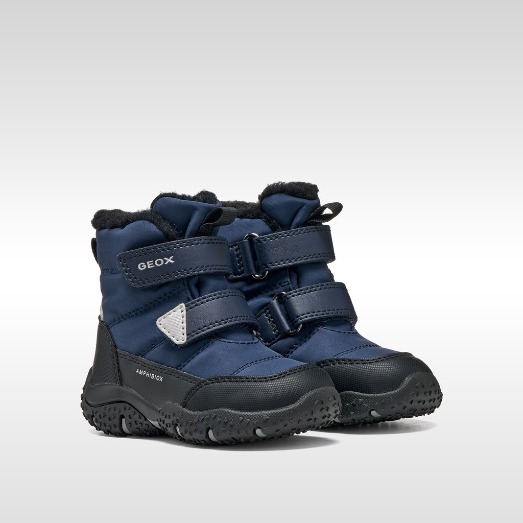 Waterproof snow ankle boots BALTIC ABX TODDLER BOY Navy/Black - image number 7 | GEOX