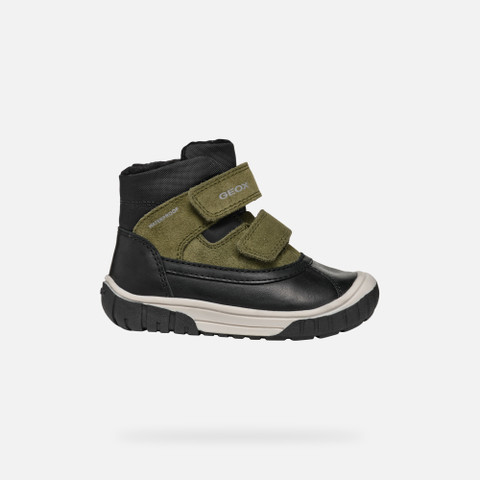 mid calf boots OMAR BABY Black/dark Green - image number 1 | GEOX