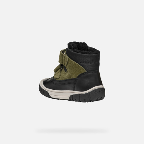 mid calf boots OMAR BABY Black/dark Green - image number 3 | GEOX