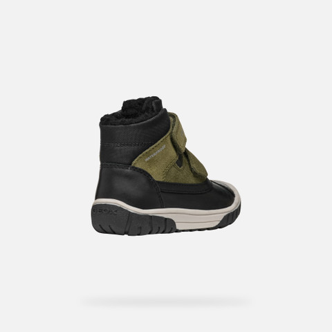 mid calf boots OMAR BABY Black/dark Green - image number 4 | GEOX