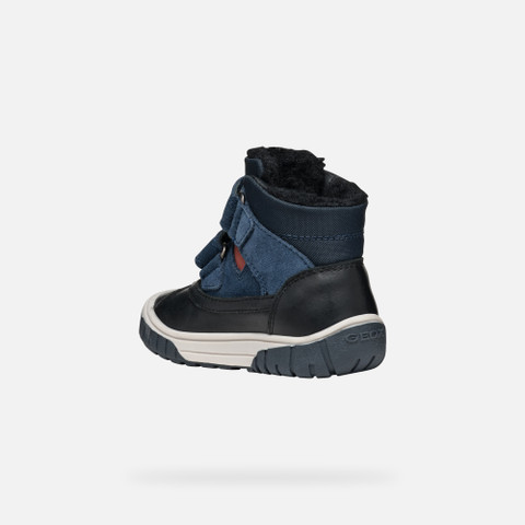 Mid calf boots OMAR BABY Black/Navy - image number 3 | GEOX