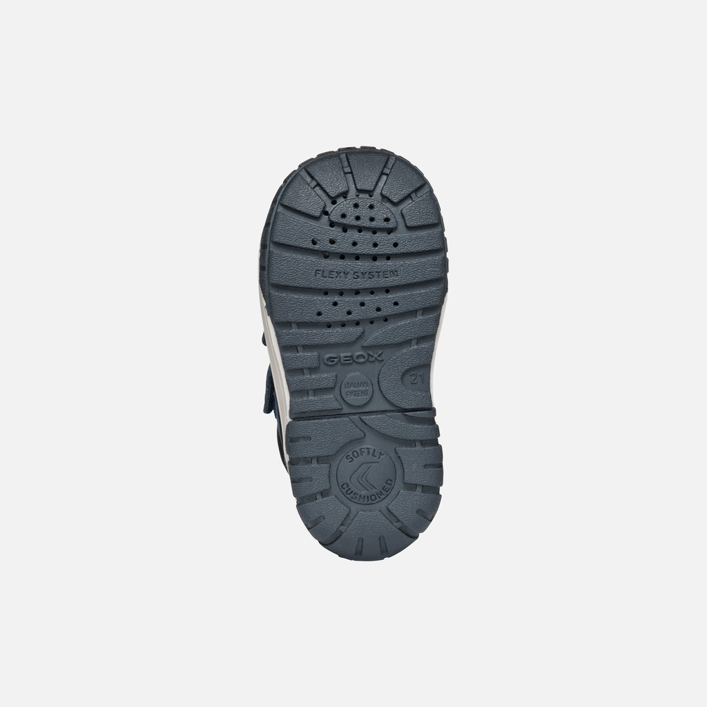 Mid calf boots OMAR BABY Black/Navy - image number 6 | GEOX
