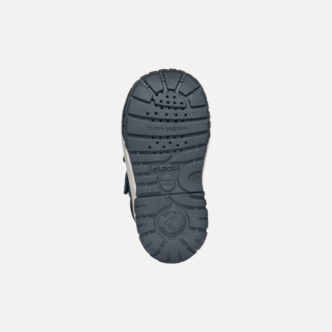Mid calf boots OMAR BABY Black/Navy - image number 6 | GEOX