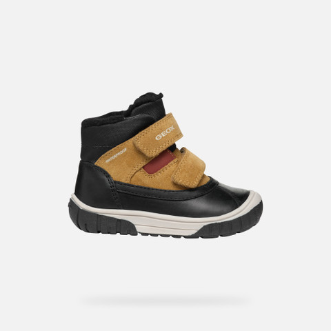 mid calf boots OMAR BABY Black/Curry - image number 1 | GEOX