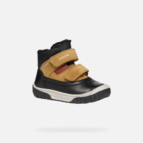 mid calf boots OMAR BABY Black/Curry - image number 2 | GEOX