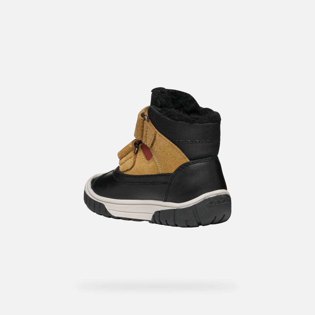 mid calf boots OMAR BABY Black/Curry - image number 3 | GEOX