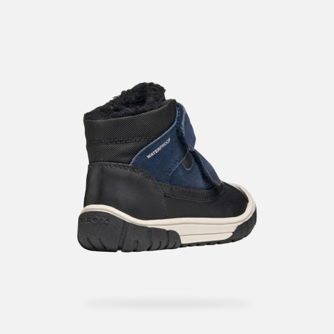 Mid calf boots OMAR BABY Black/Navy - image number 4 | GEOX