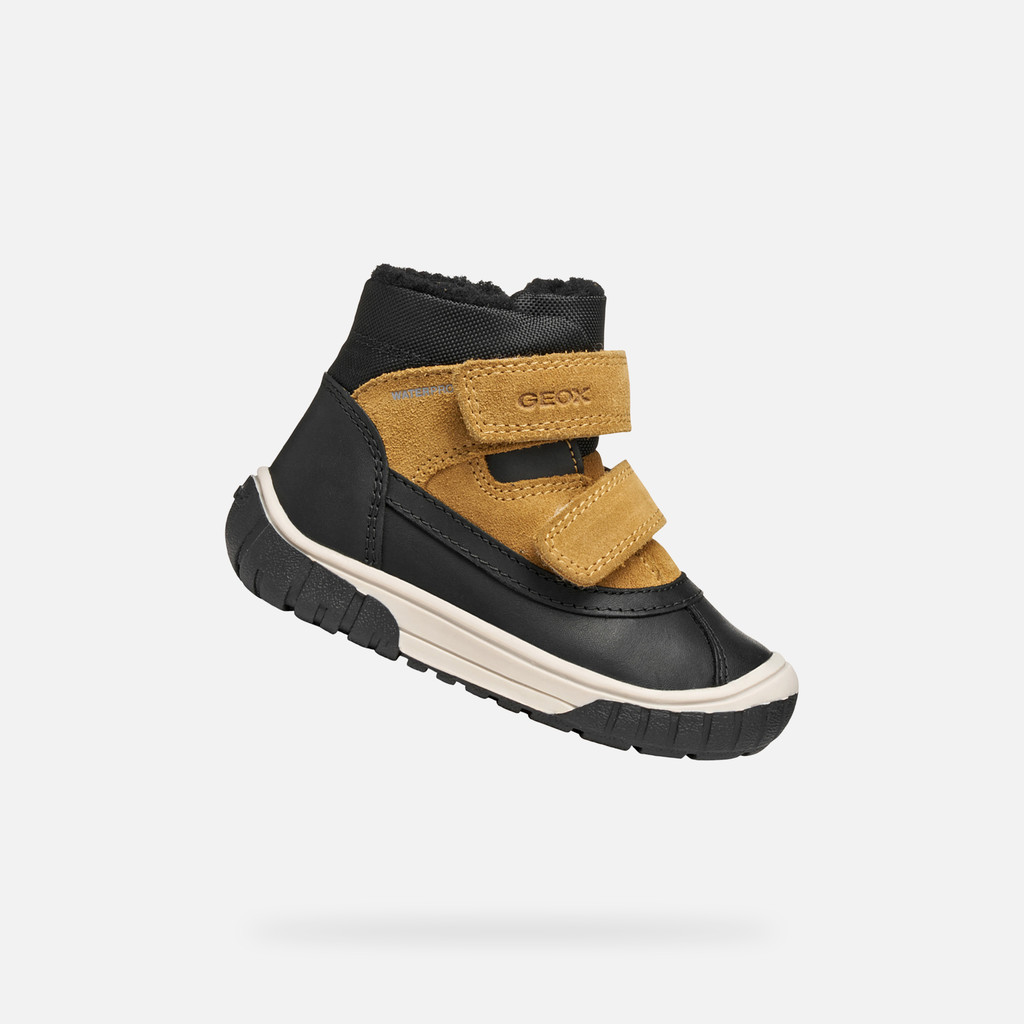 Mid calf boots OMAR BABY Black/Dark Yellow - image number 0 | GEOX