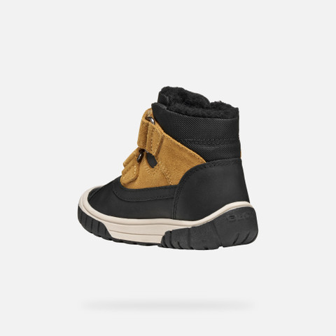 Mid calf boots OMAR BABY Black/Dark Yellow - image number 3 | GEOX