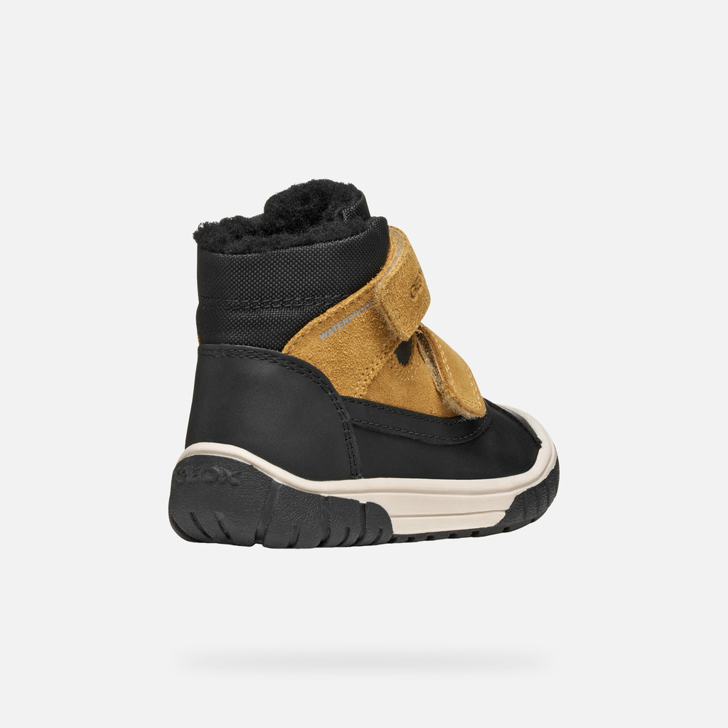 Mid calf boots OMAR BABY Black/Dark Yellow - image number 4 | GEOX