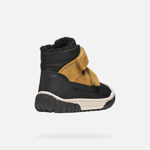 Mid calf boots OMAR BABY Black/Dark Yellow - image number 4 | GEOX