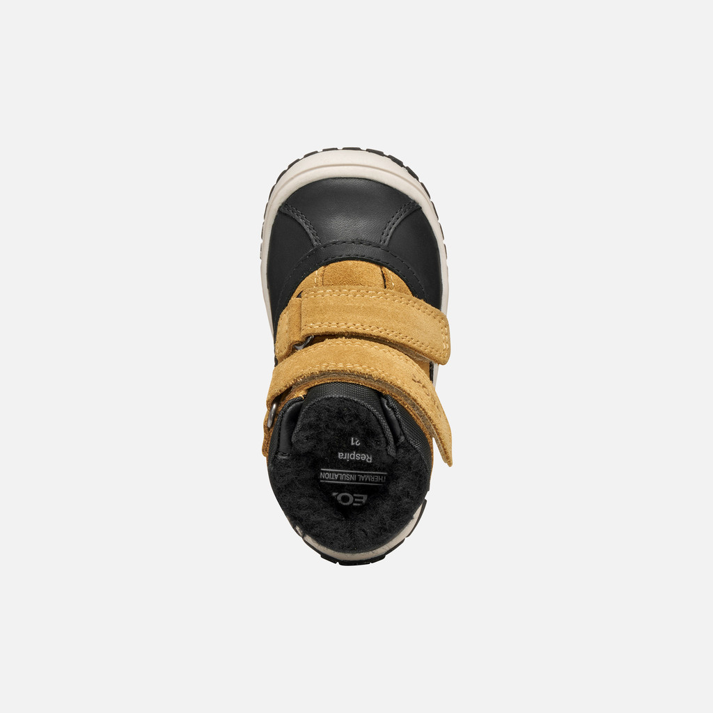 Mid calf boots OMAR BABY Black/Dark Yellow - image number 5 | GEOX
