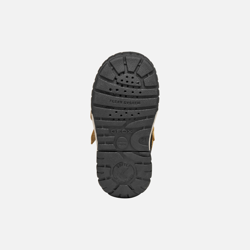 Mid calf boots OMAR BABY Black/Dark Yellow - image number 6 | GEOX