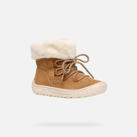 Mid calf boots OMAR TODDLER GIRL Whisky - image number 2 | GEOX
