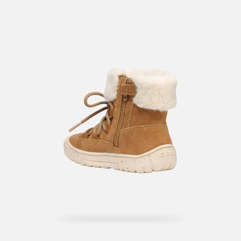 Mid calf boots OMAR TODDLER GIRL Whisky - image number 3 | GEOX