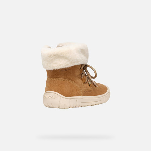 Mid calf boots OMAR TODDLER GIRL Whisky - image number 4 | GEOX